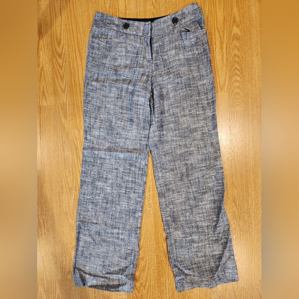 The Limited Women's Grey Blue Linen Pants size 6